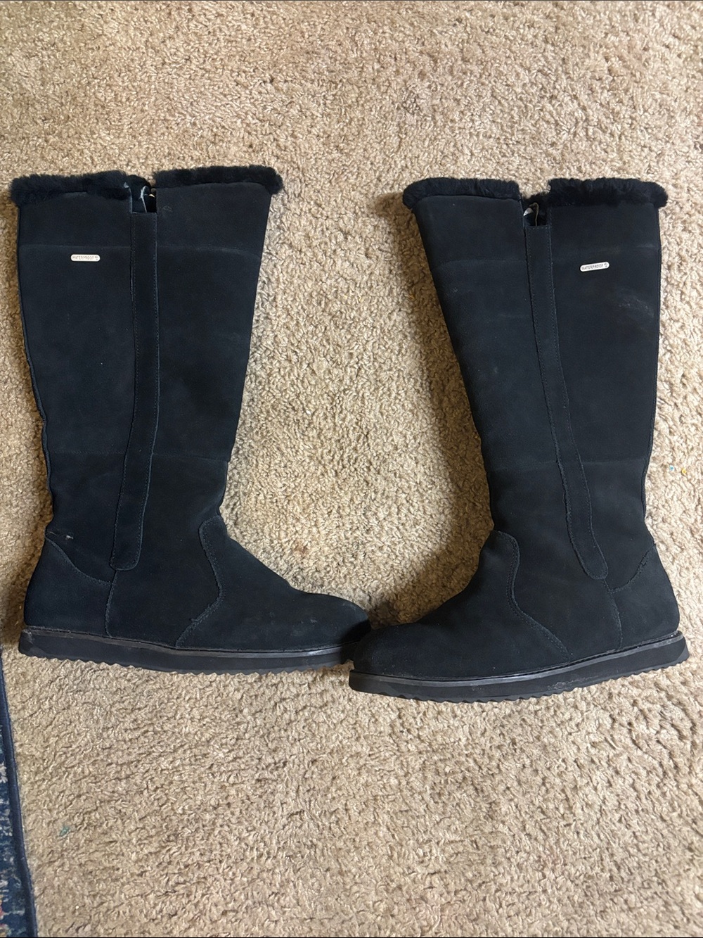 EMU Australia Moonta Boots tall women's 11 black lined waterproof